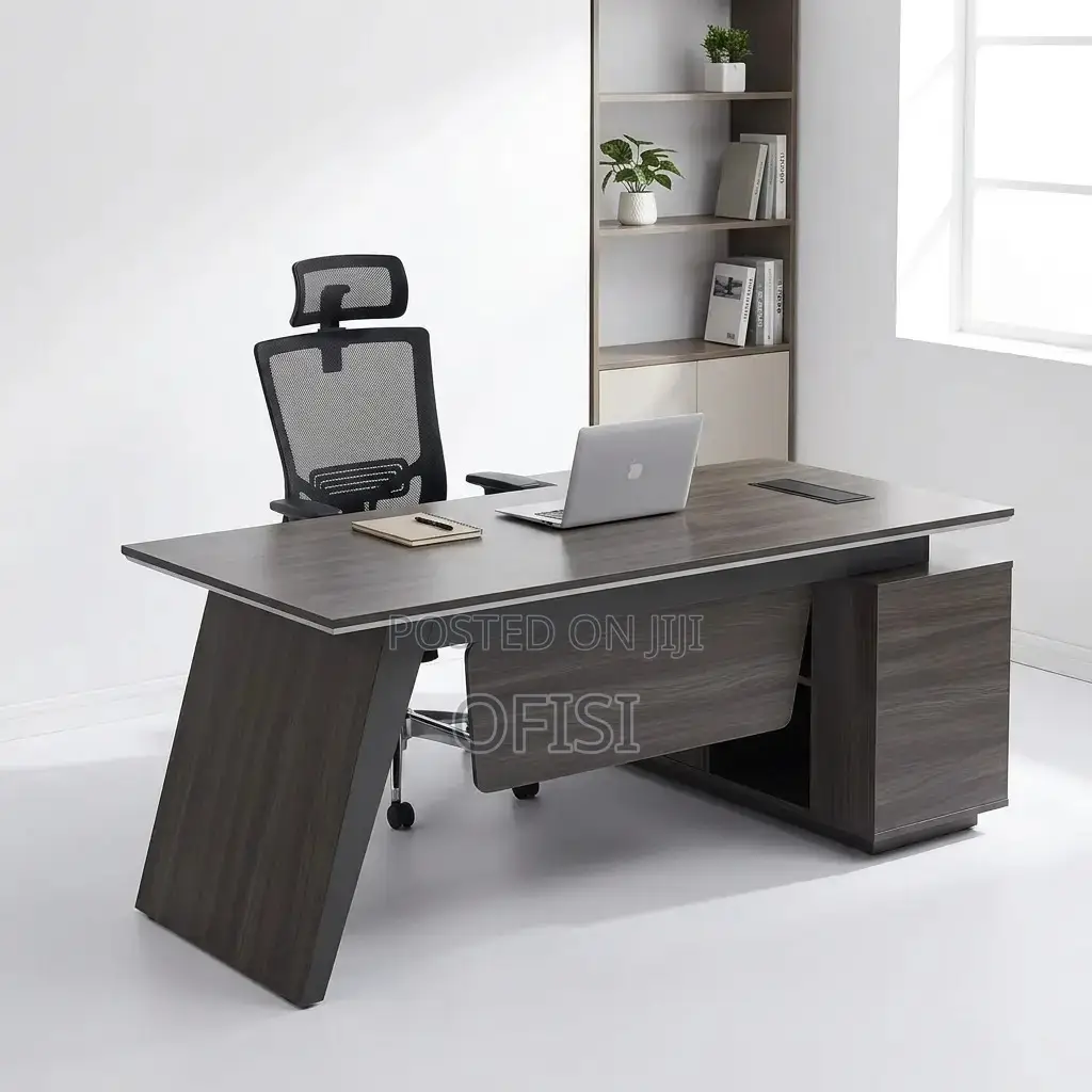 Office Desk; L-Shaped Boss Office Table - 1.8m