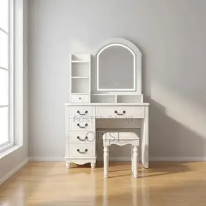 Dressing Table; White Dressing Table With Led Light