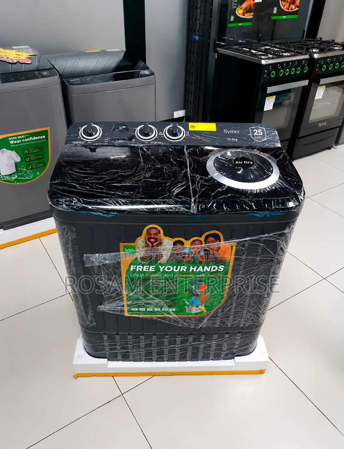 Synix Washing Machine 10kg Twin Tub