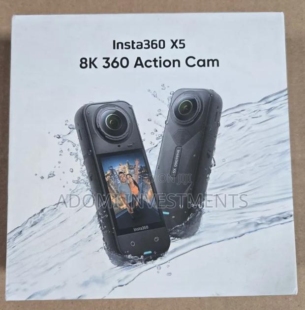 Insta360 X5, 360 Degree Action Camera Designed for Video Recording.