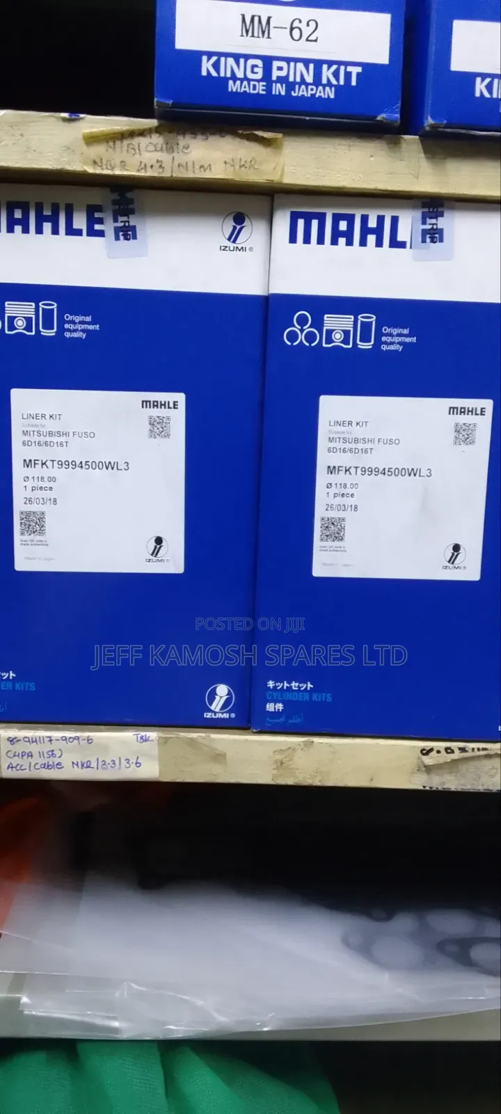 FH Mahle Liner Kit Genuine/Sleeve,piston for Available