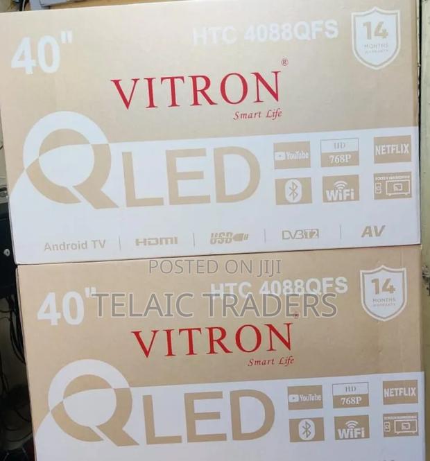 Vitron 40" QLED Smart Android Frameless With Bluetooth - thumbnail 2
