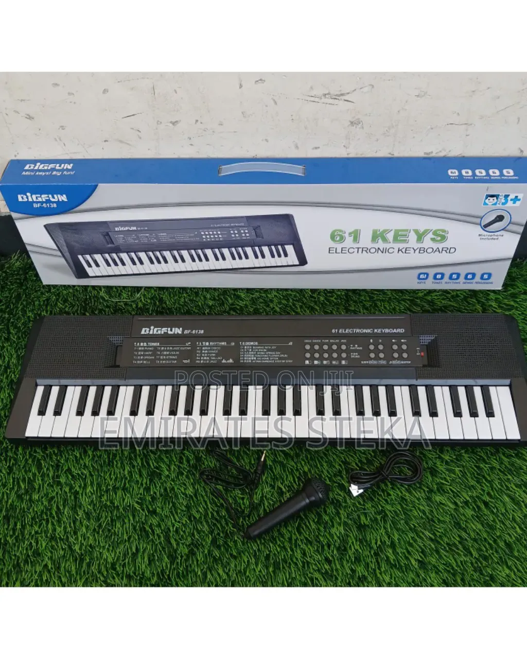 Kids Electric 61 Keys Piano With a Microphone