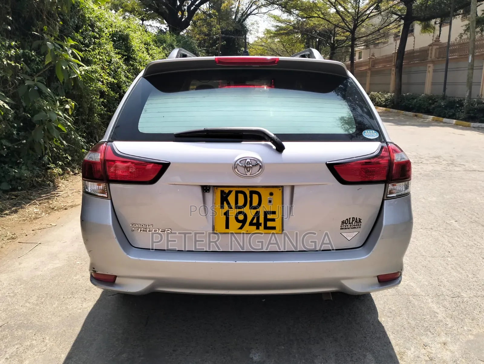 Toyota Corolla Fielder 2015 Silver