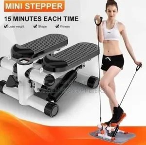 Mini Stepper With Resistance Bands