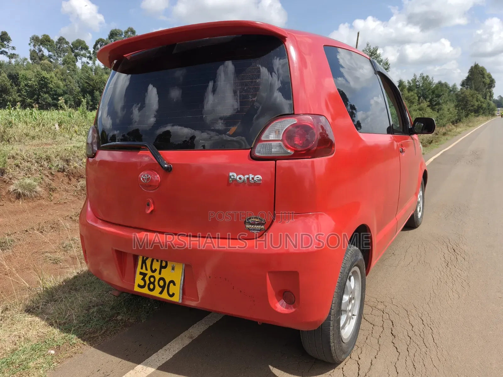 Toyota Porte 2010 Red