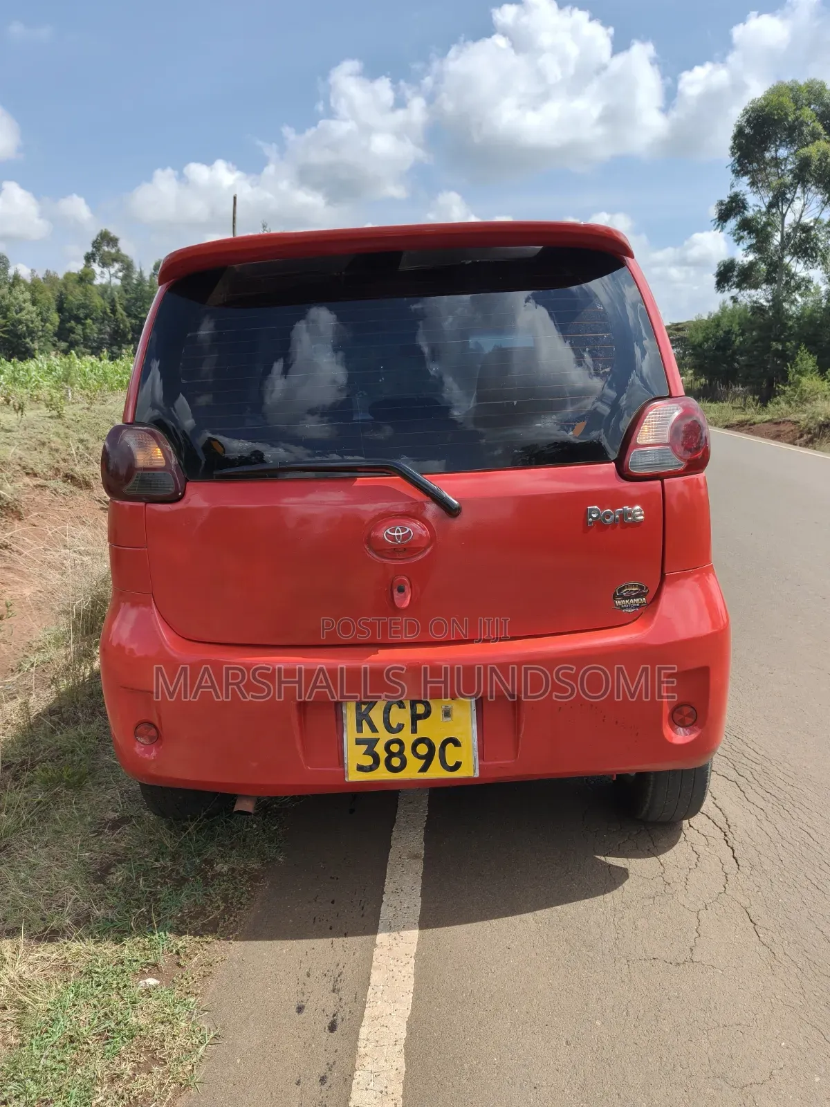 Toyota Porte 2010 Red