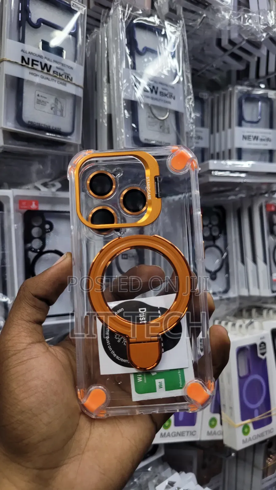 iPhone 16 Pro Clear Stand Case