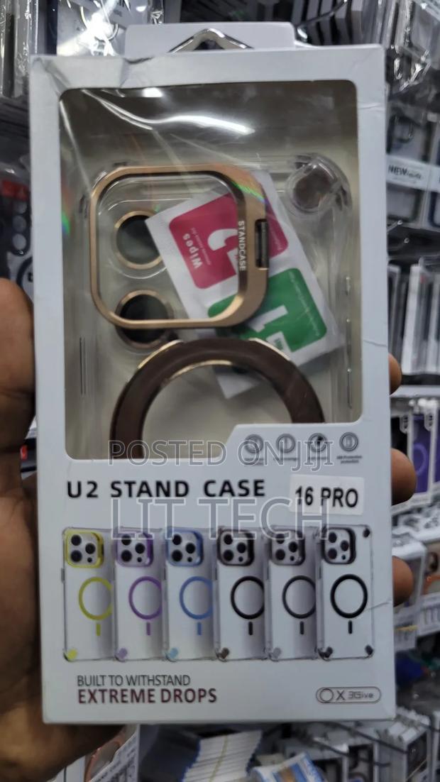 iPhone 16 Pro Clear Stand Case - thumbnail 2