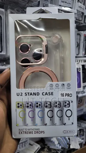 iPhone 16 Pro Clear Stand Case
