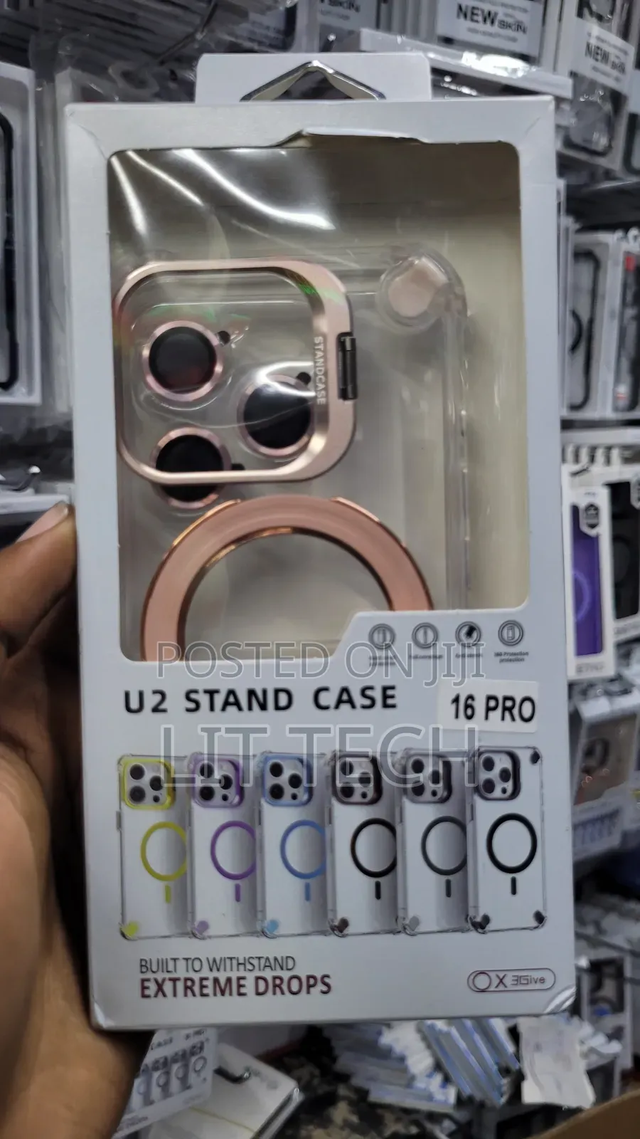 iPhone 16 Pro Clear Stand Case