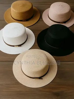 Flat Fedora Hats Straw_fpu7