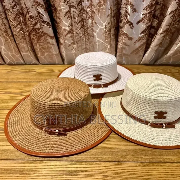 Flat Fedora Hats Straw_fpu7