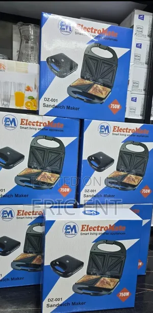 ElectroMate 2 in 1 Sandwich Maker – Non-Stick Grill Toaster