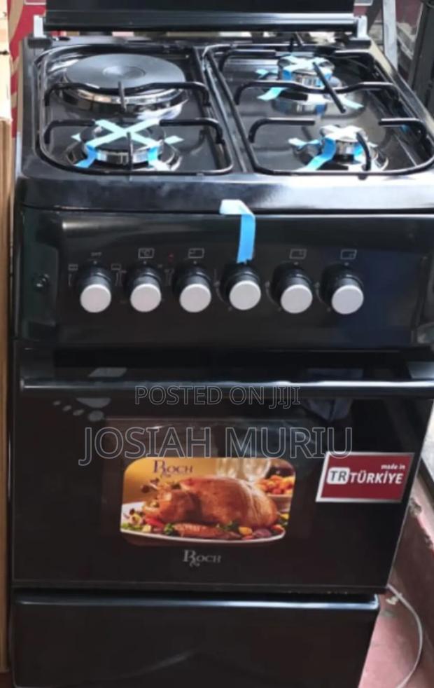 3+1 Black Roch 50x55 Standing Cooker