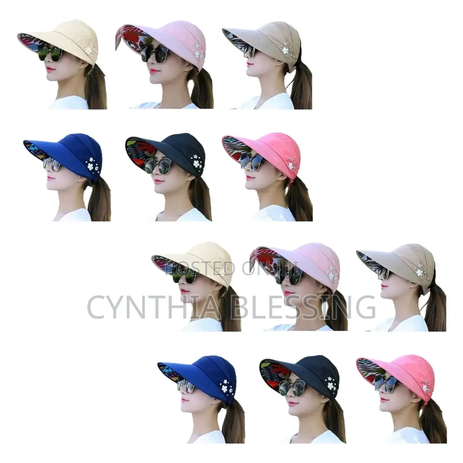 Foldable Sun Hats Breathable