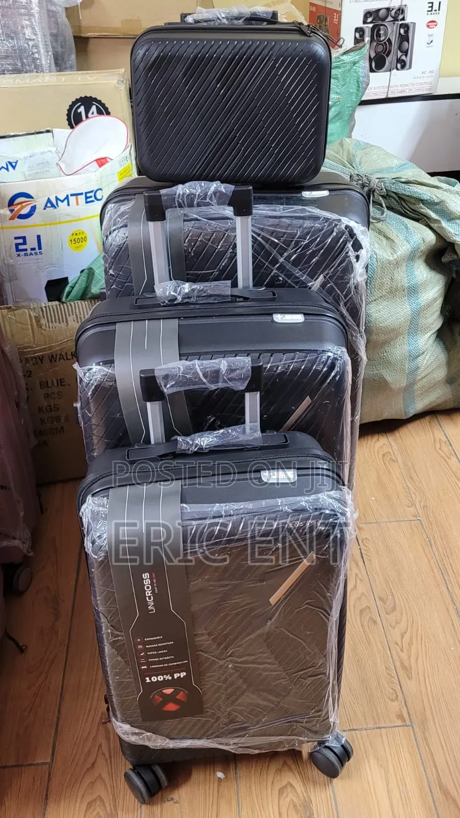Rubber Medium Suitcase Doube Zip High Quality