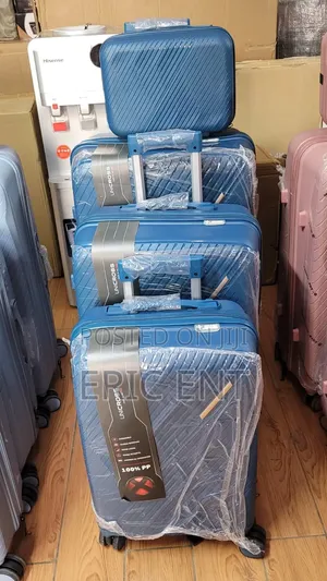 Rubber Suitcase Doube Zip High Quality/Unbreakable Travelling Bags