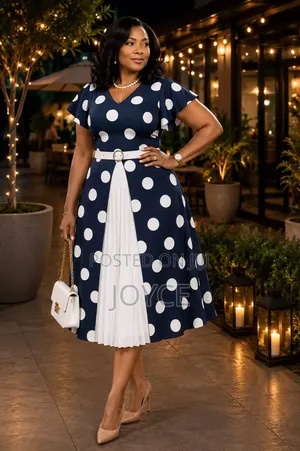 Polka Doits Skater Dress