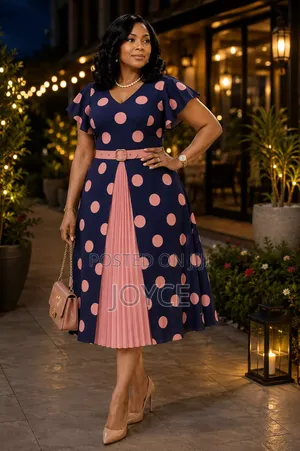Polka Doits Skater Dress