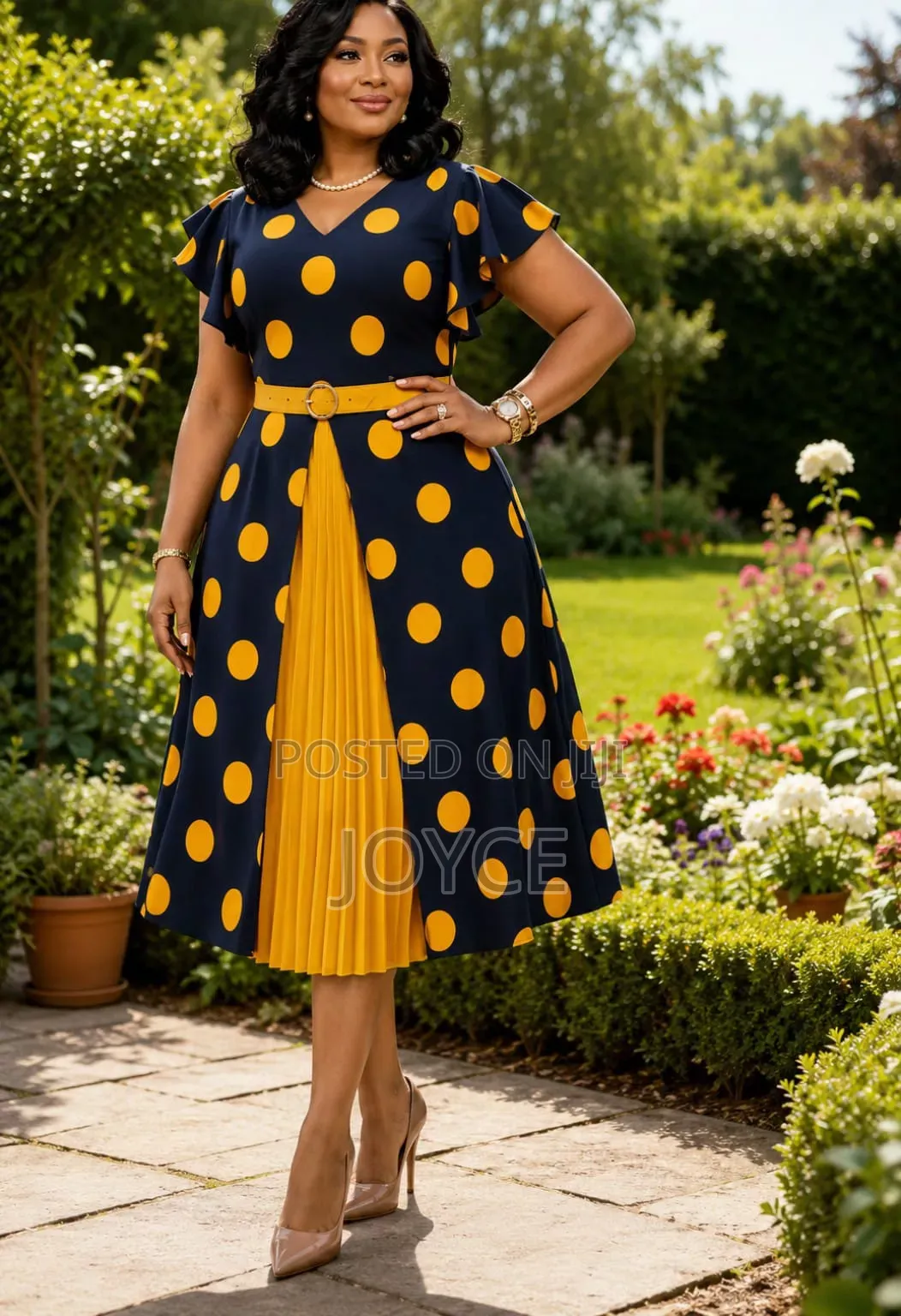 Polka Doits Skater Dress