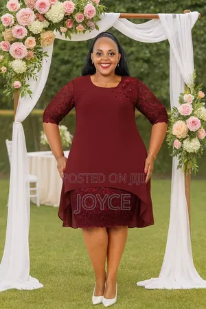 Straight Race Dress With High-Low Waterfall
