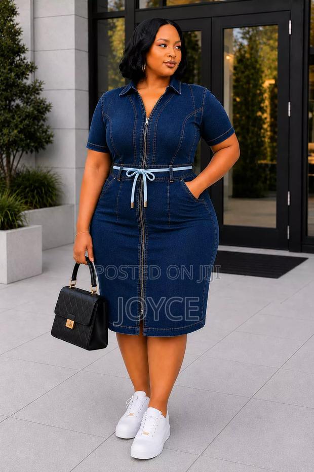 Sstretcher Jeans Dress - main view