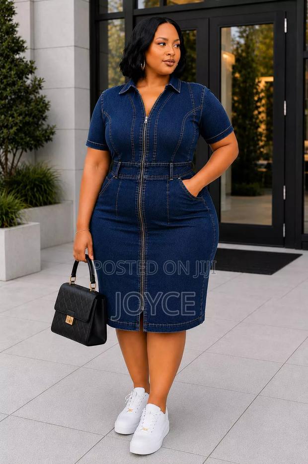 Sstretcher Jeans Dress - thumbnail 2