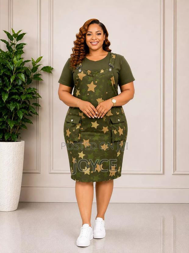 Senori Straight Dungaree Dress
