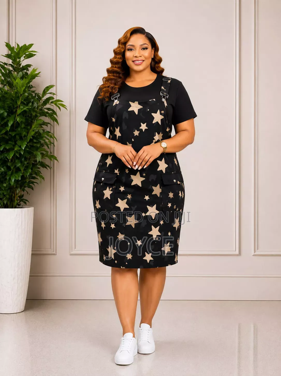 Senori Straight Dungaree Dress