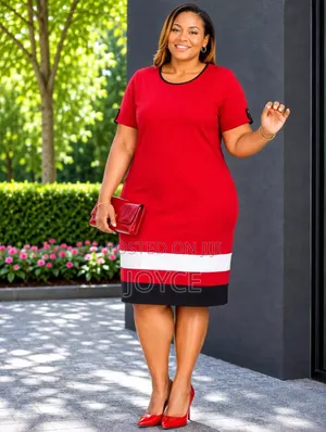Bottom Stripped Straight Dress