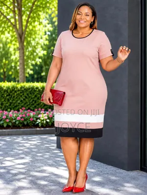 Bottom Stripped Straight Dress