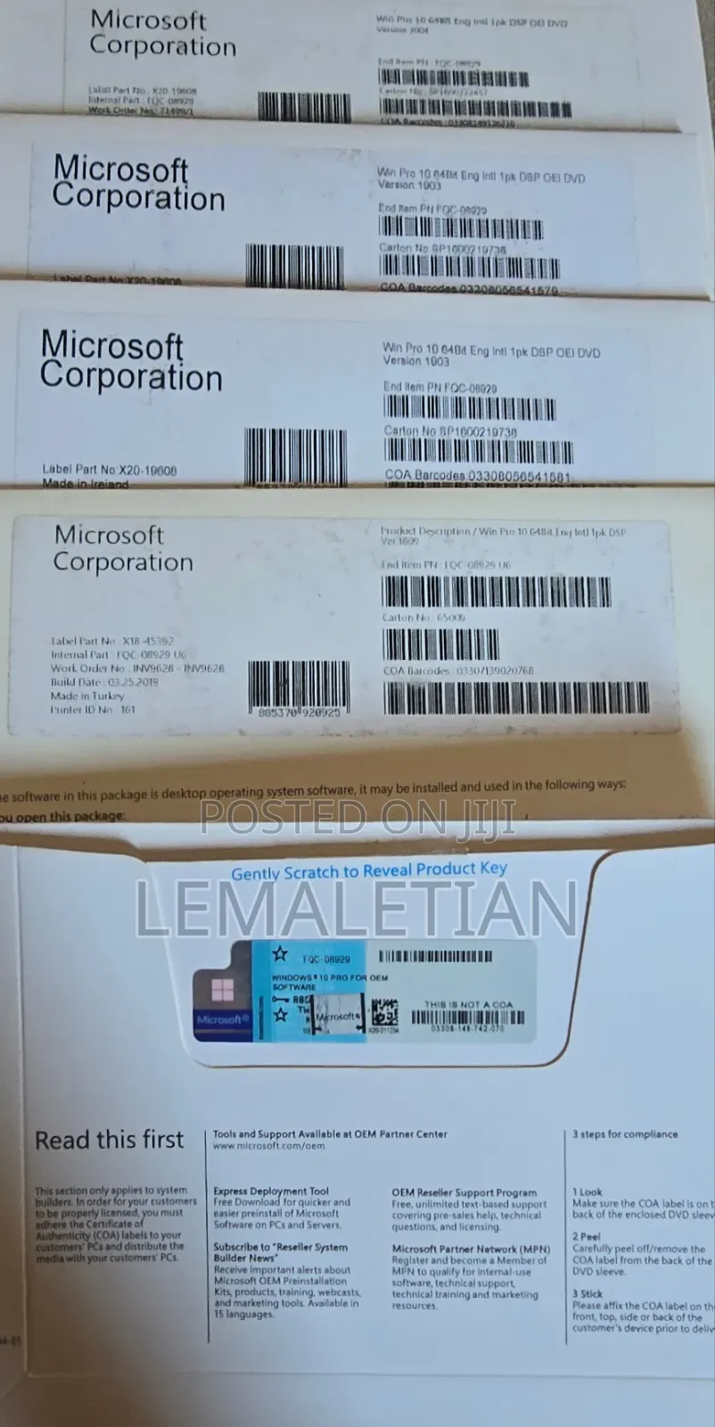 Official Sealed Retail Box (Original Microsoft Pack)