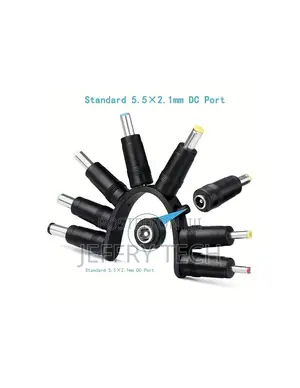 8Pcs DC 5.5x2.1mm Female Jack Plug Adapter Connectors to 6.3 6.0 5.5 4