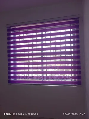 Purple Colour Horizontal Window Blinds