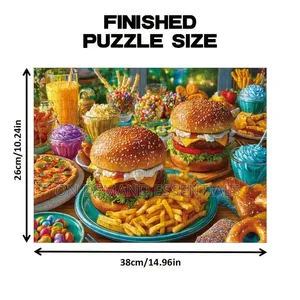 Colorful Food Feast 1000pcs Jigsaw Puzzle