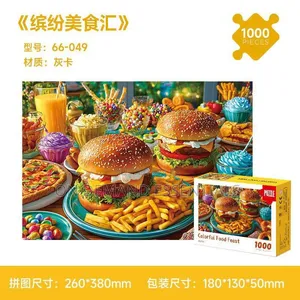 Colorful Food Feast 1000pcs Jigsaw Puzzle