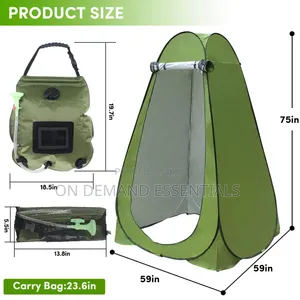 Pop-Up Privacy Shelter Tent Set