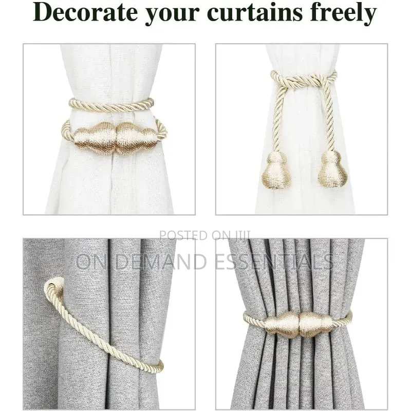 Magnetic Curtain Tiebacks