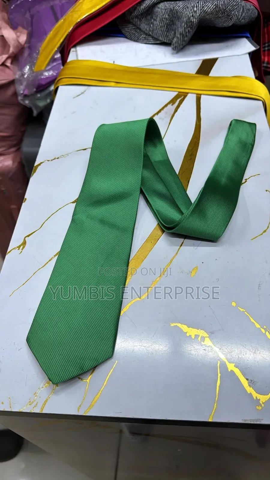 Green Long Neck Ties