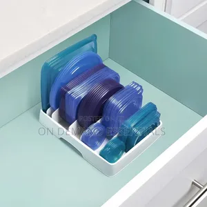 Container Lid Storage Rack