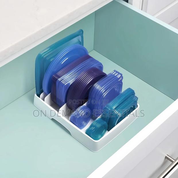 Container Lid Storage Rack - main view