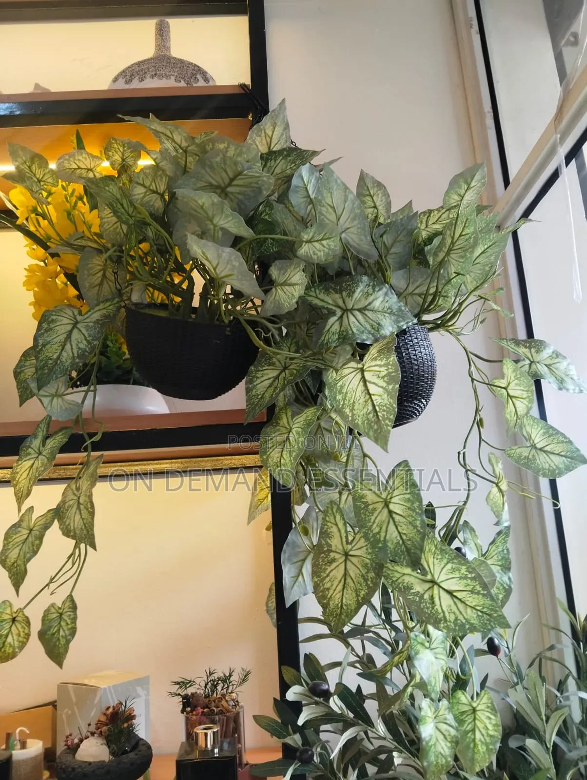 Artificial Hanging Plant With VasesSize 70cm