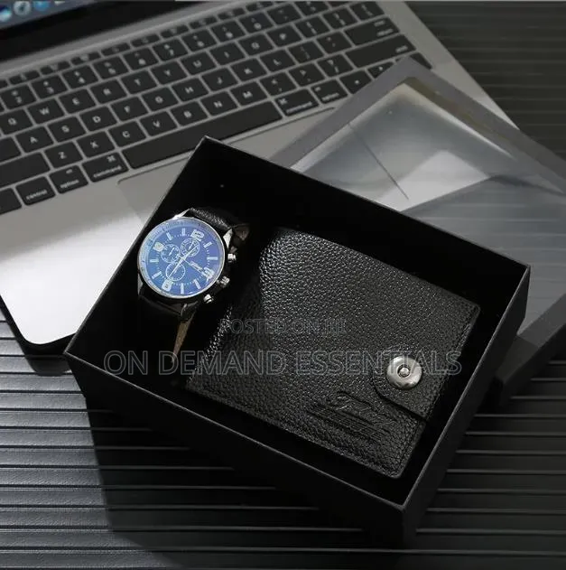 Watch and Wallet Men Gift Set