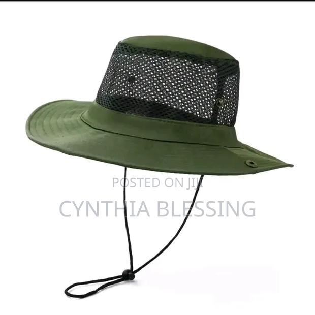 Safari Hat Green Breathable