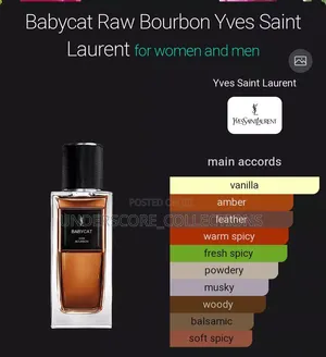 Yves Saint Laurent Babycat Raw Bourbon Unisex Eau De Parfum