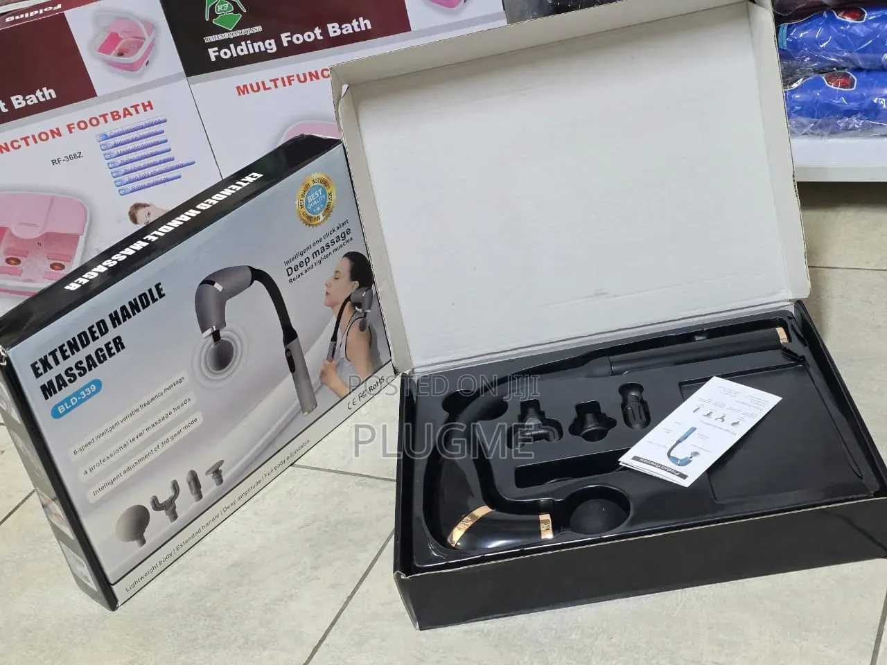 Smart Electric Massager Extended Handle Gun Massager