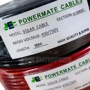 Power Mate Cable 90 Meters Roll Solar Dc Cable