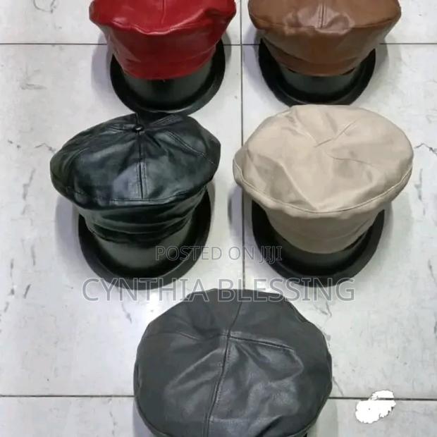 Leather Capes Yellow Red Maroon - thumbnail 2