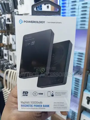 This Is a Powerology MagVolt 10000mAh Magnetic Power Bank.